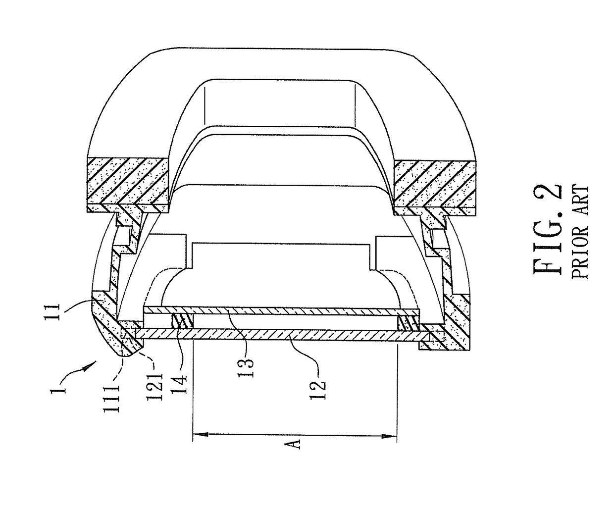 Eyeglasses having bilayered lens assembly