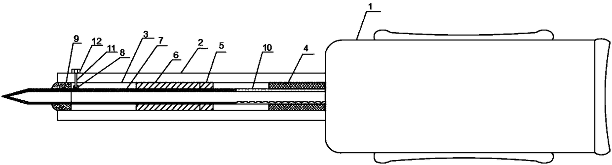 Pop-up insulin syringe needle