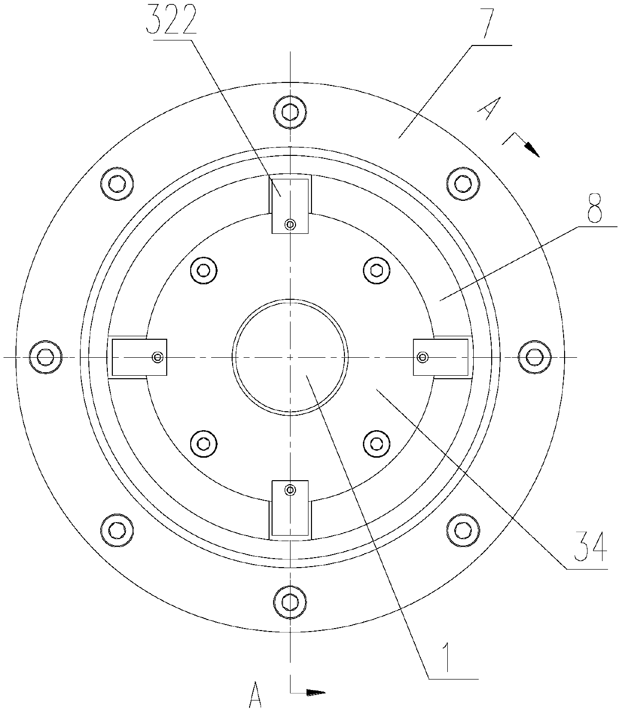 Bearing protection device capable of adjusting bearing outer ring gap