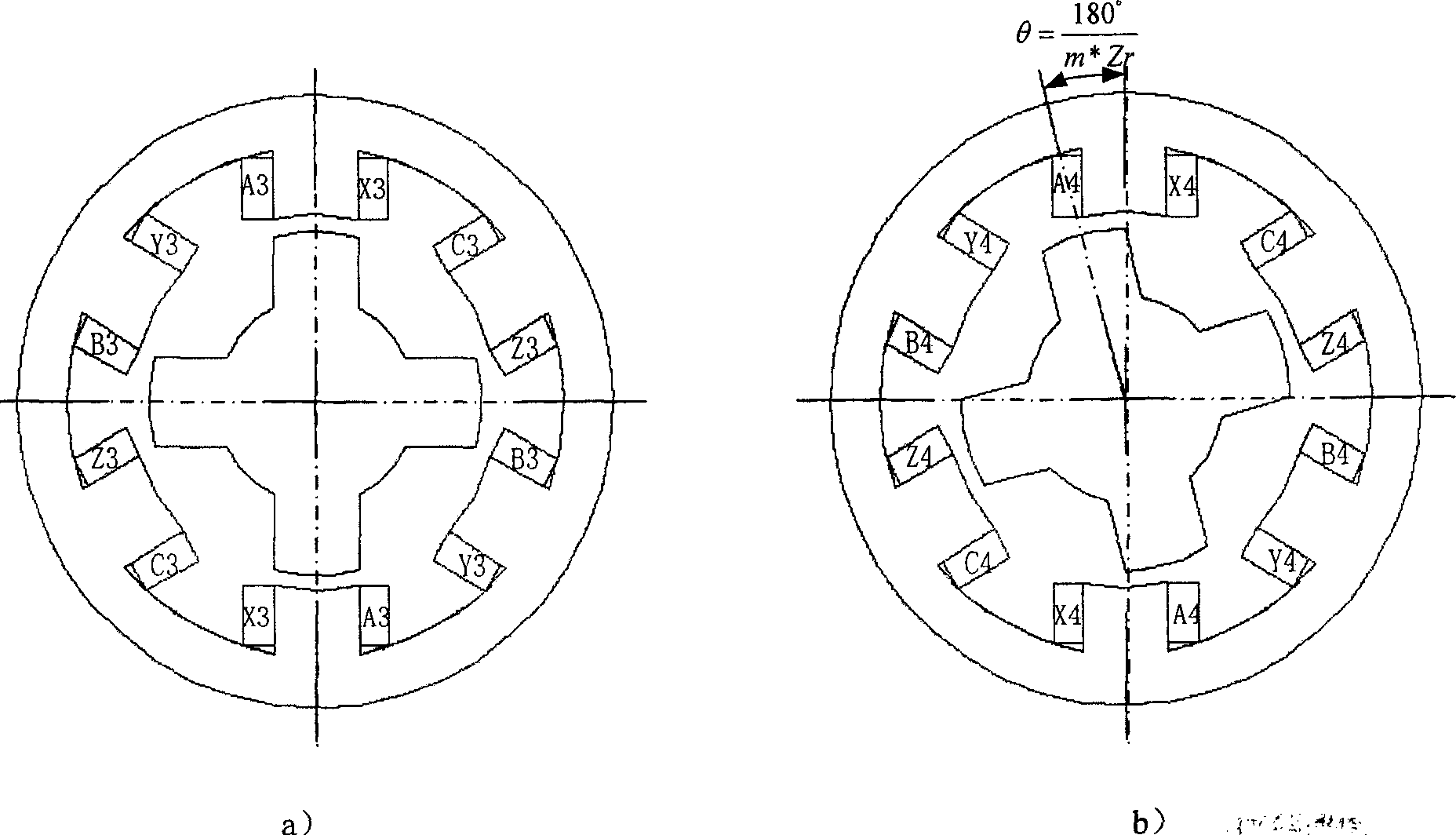 Magnetic resistant electric motor with double stator switch