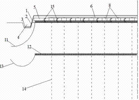 Soft soil foundation reinforcement treatment system for dredging and filling and the treatment method of grid-type vacuum preloading combined with electroosmotic method