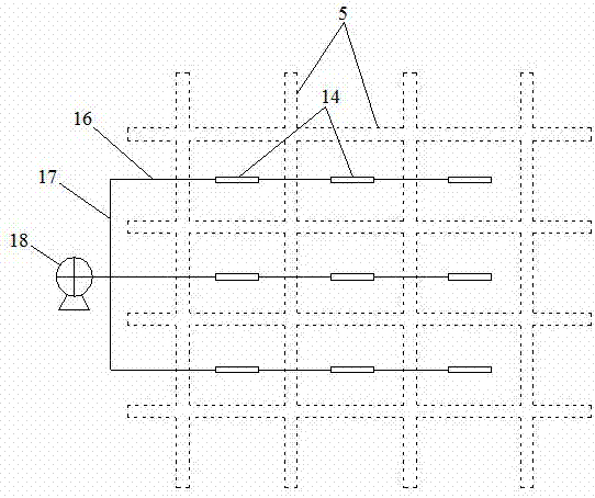 Soft soil foundation reinforcement treatment system for dredging and filling and the treatment method of grid-type vacuum preloading combined with electroosmotic method