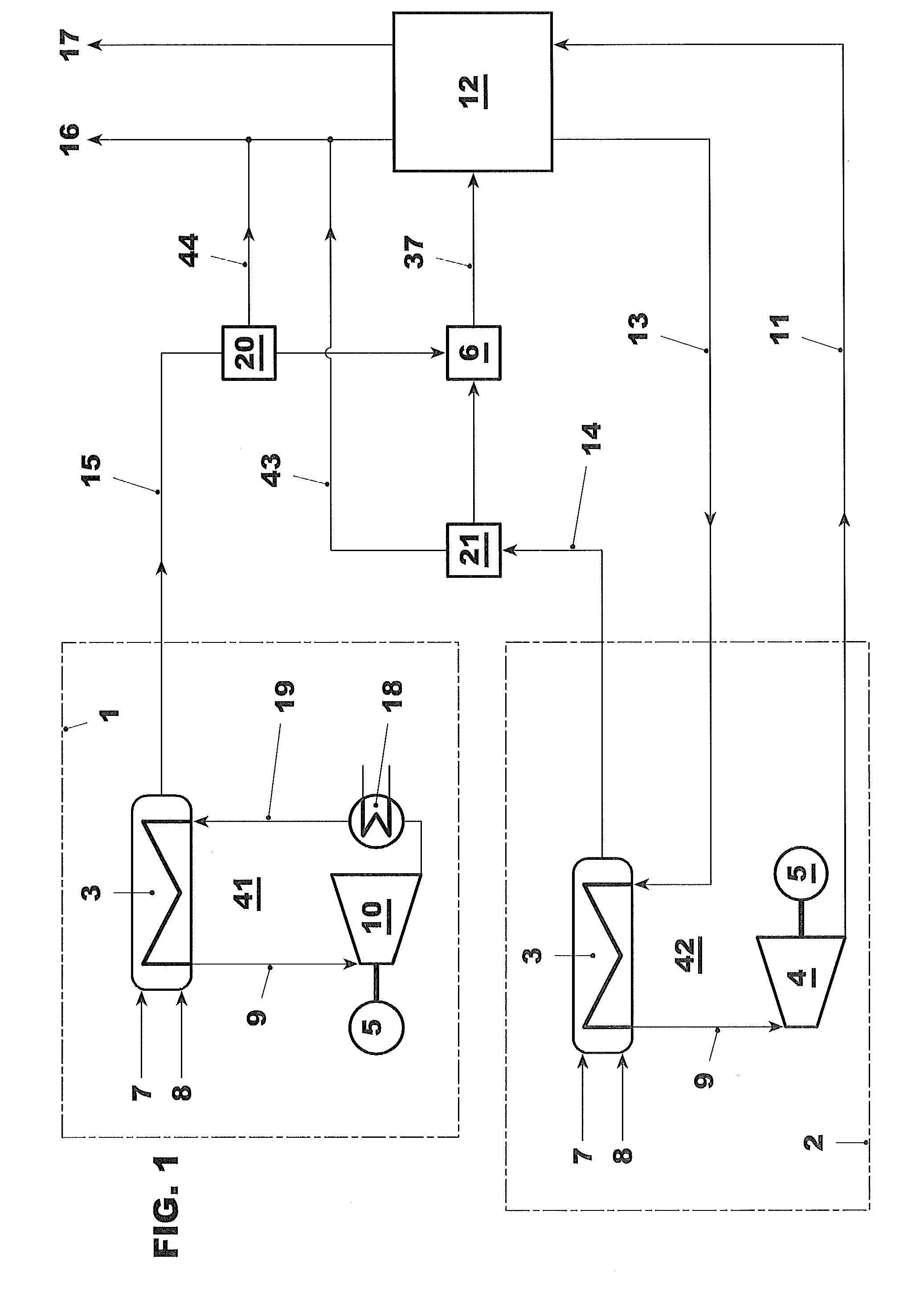 Power plant for co2 capture