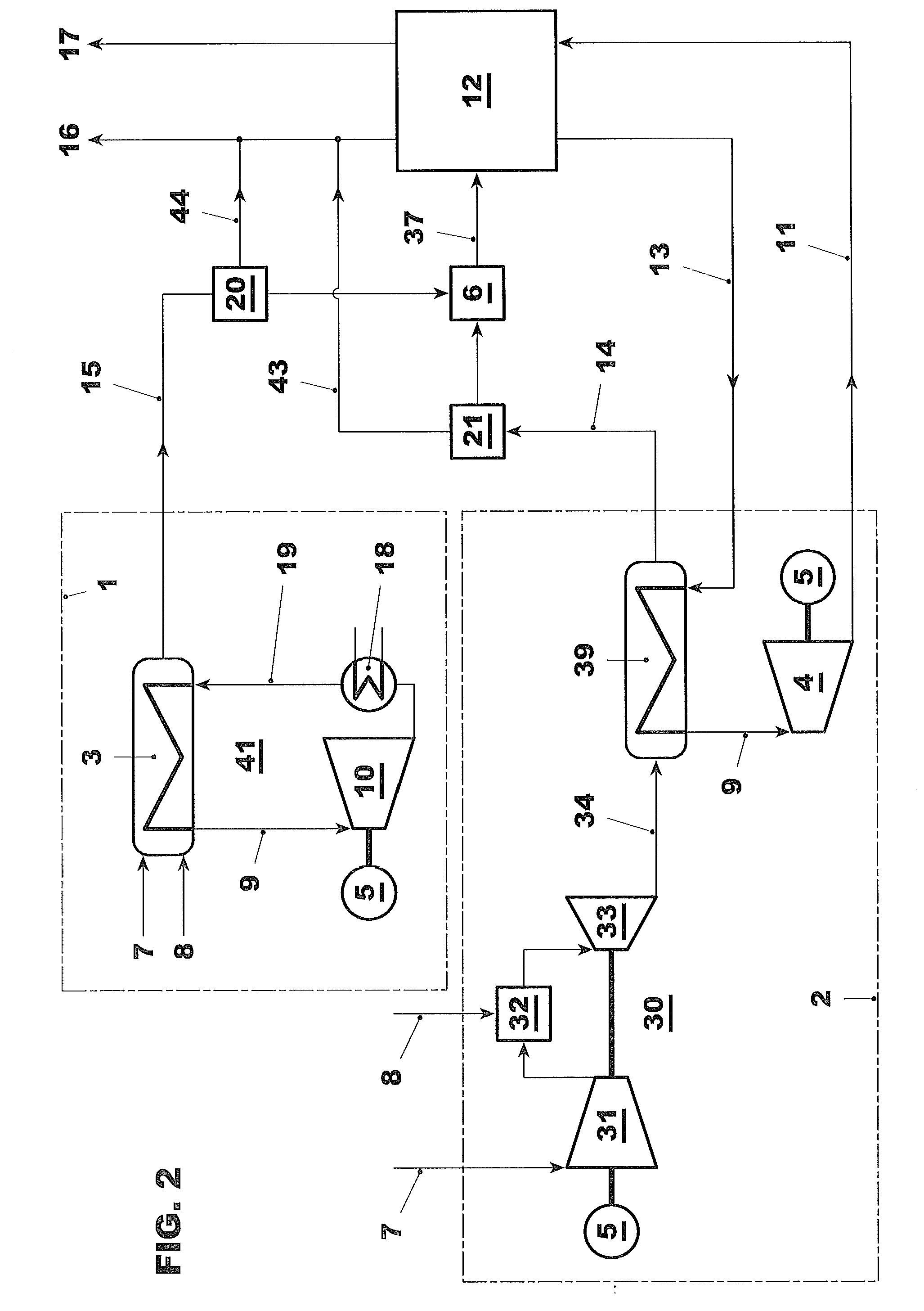 Power plant for co2 capture