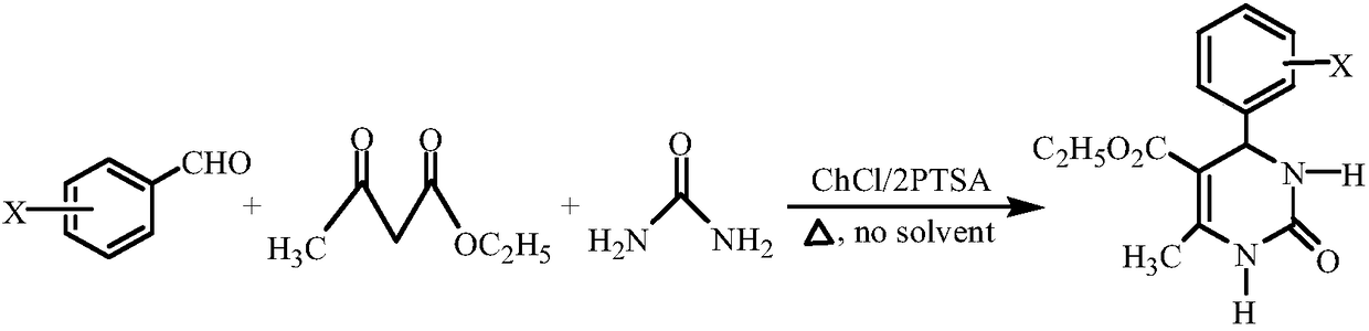 Method for synthesizing 4-halophenyl-5-ethoxycarbonyl-6-methyl-3,4-dihydro-pyrimidin-2(1H)-one