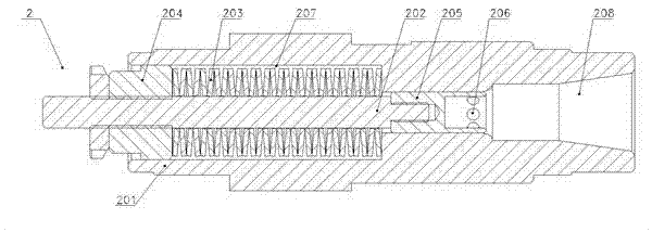 Automatic cutter disassembling device