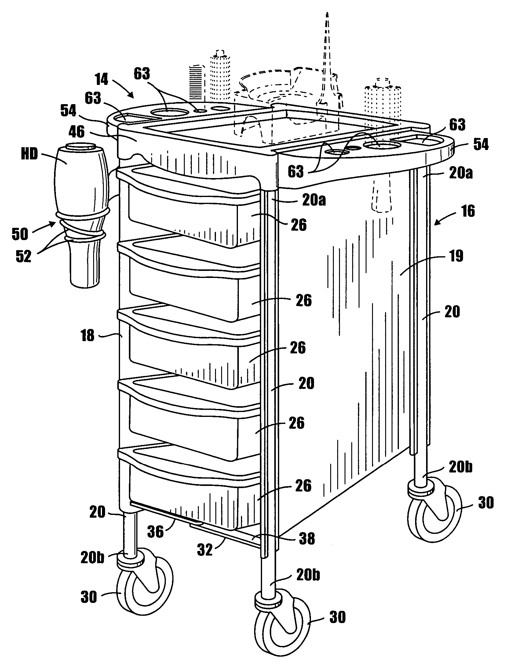 Foldable trolley