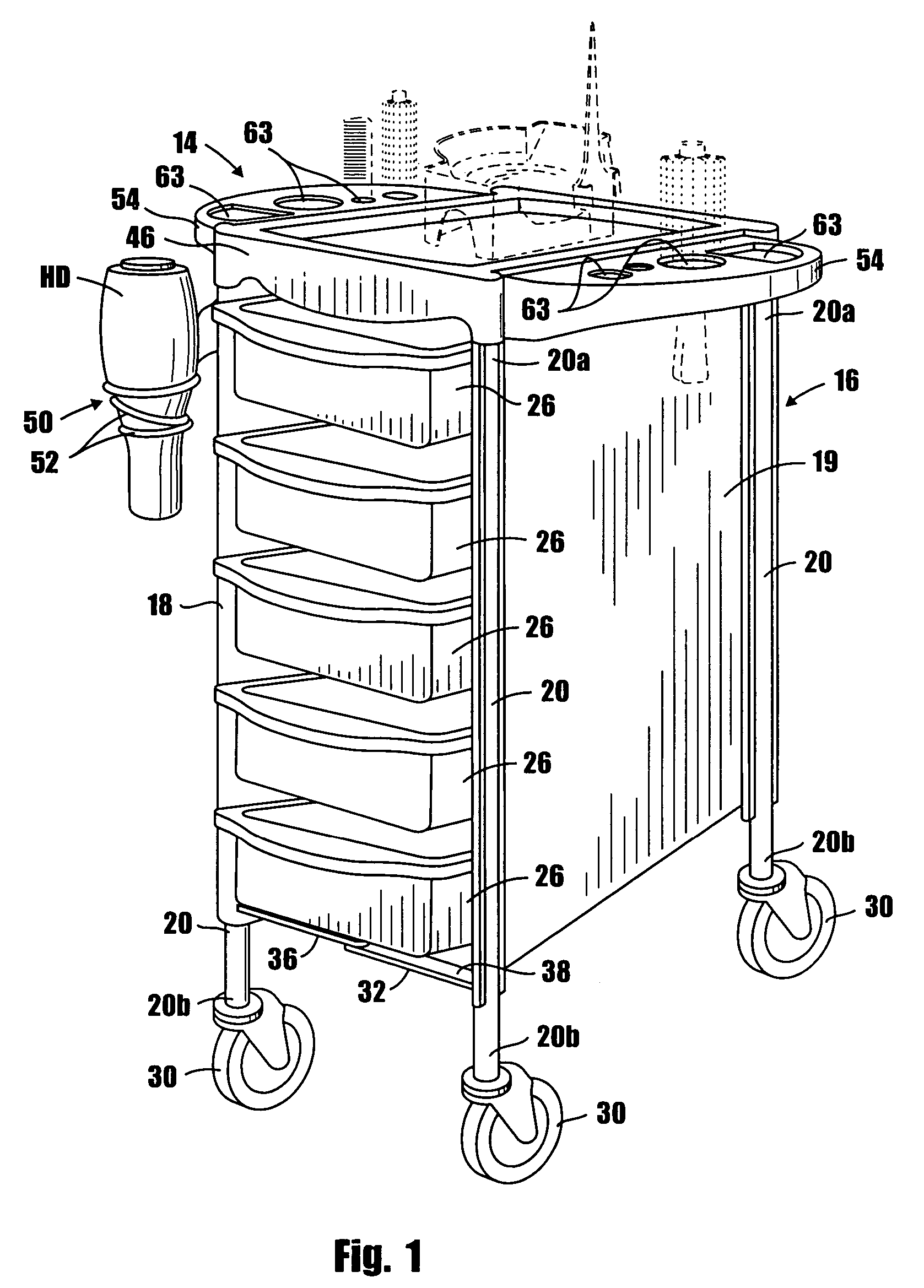 Foldable trolley