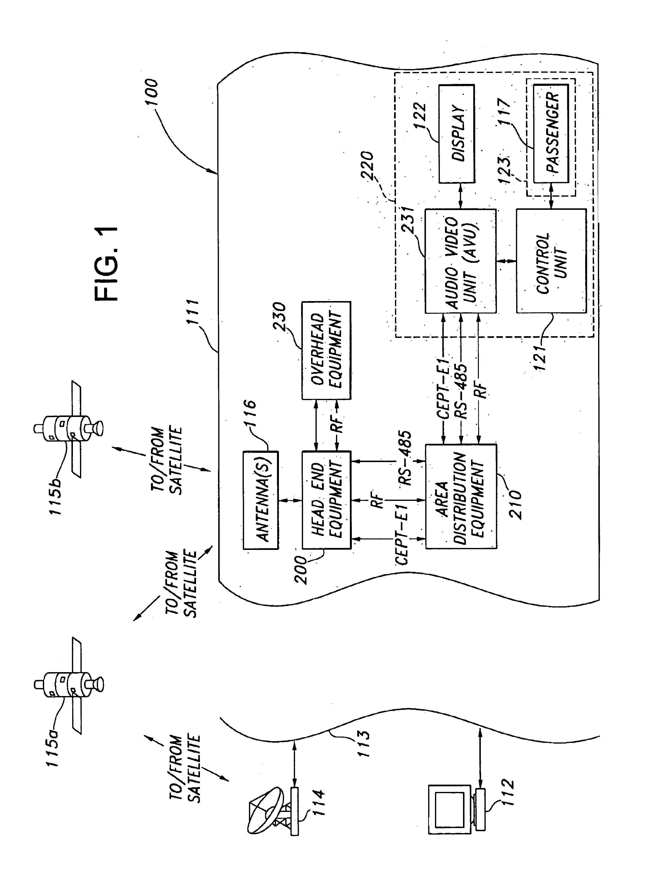 Message processor for a passenger entertainment system, method and article of manufacture