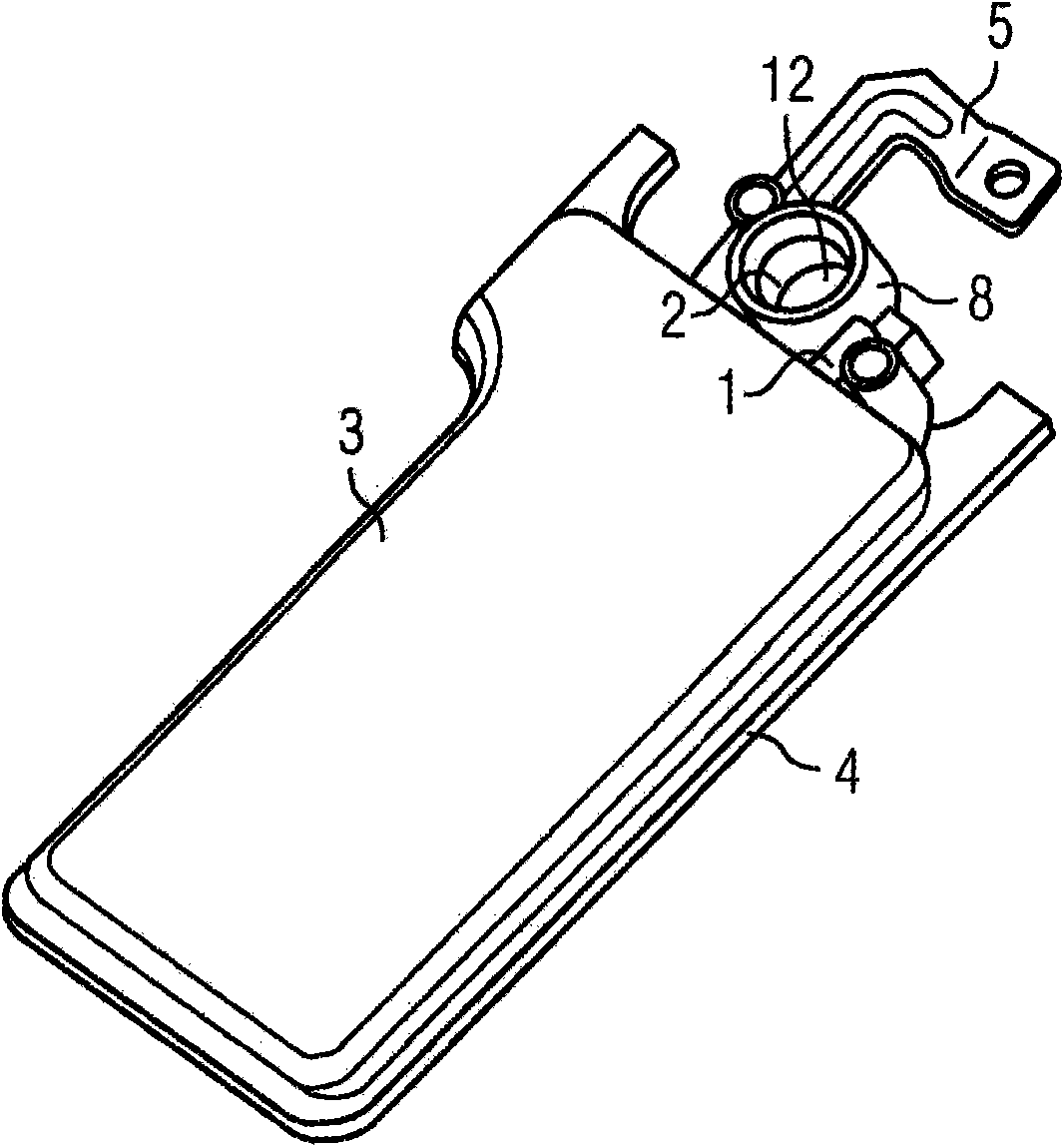 Acoustically optimised fluid line