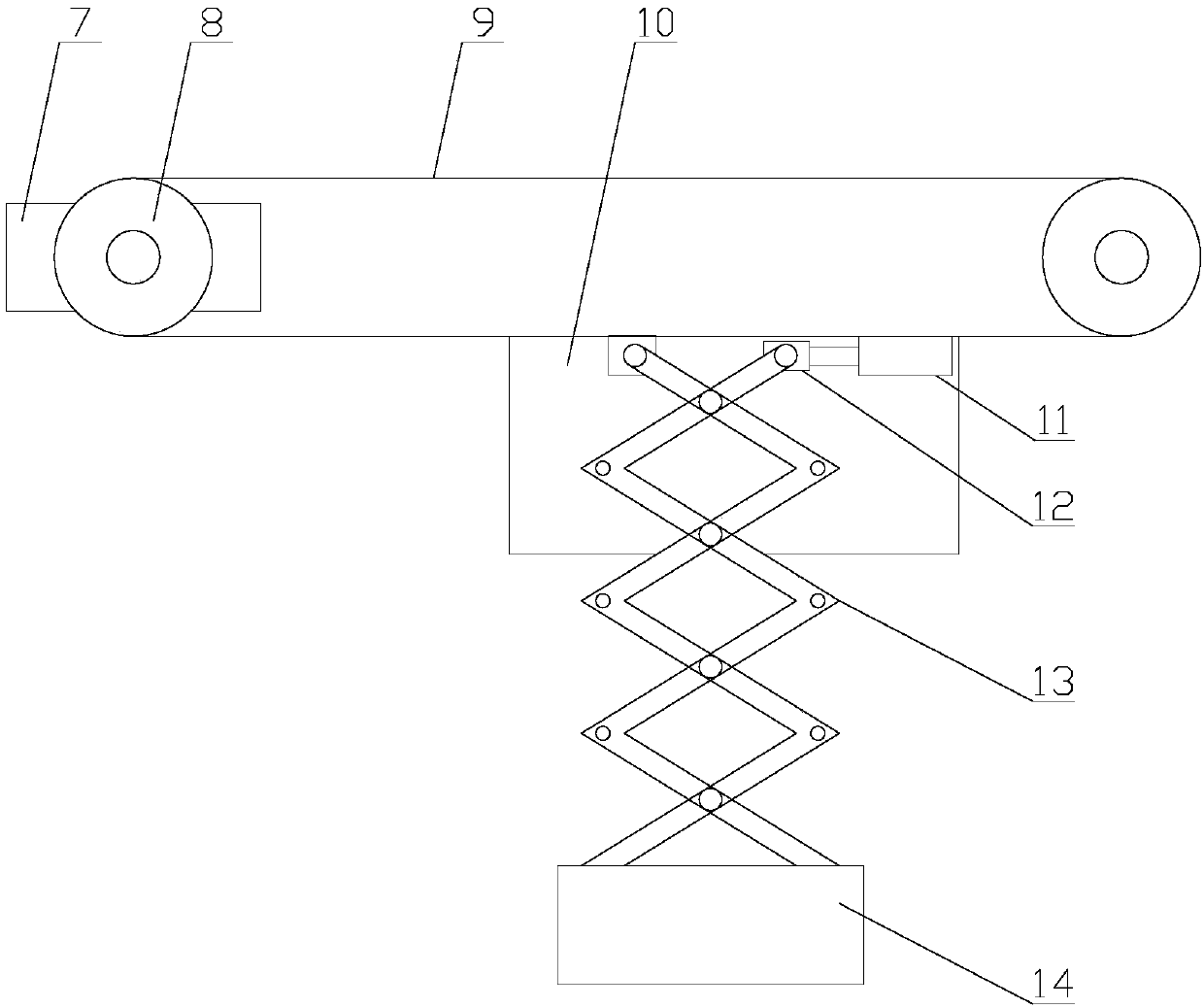 Intelligent device with blackboard wiping and dust absorbing functions