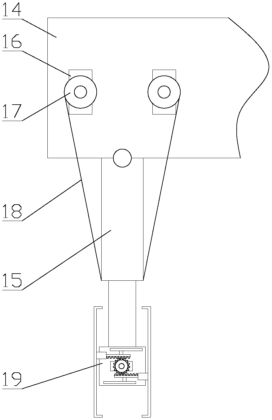 Intelligent device with blackboard wiping and dust absorbing functions