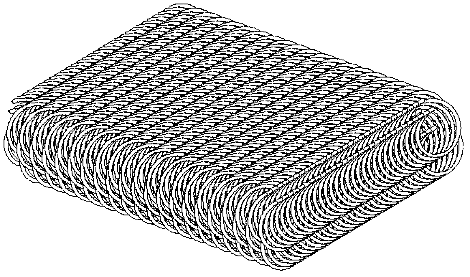 Aero dynamic bearing with metal rubber and elastic chaff composite support structure