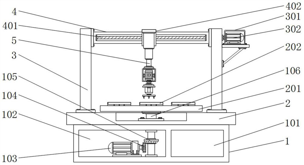 Screw fastening device for probe card