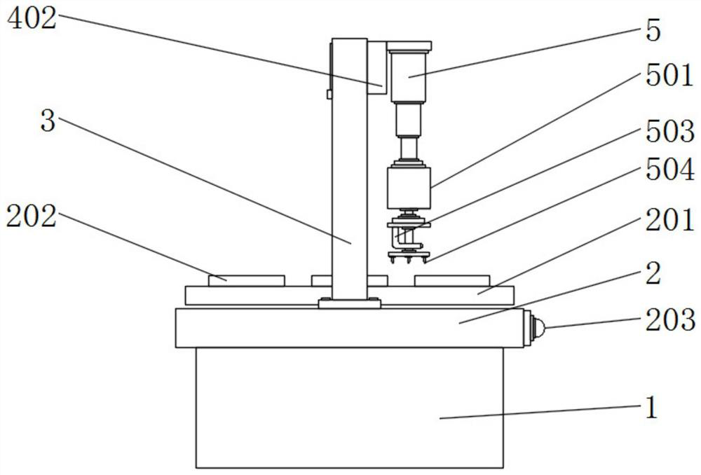 Screw fastening device for probe card