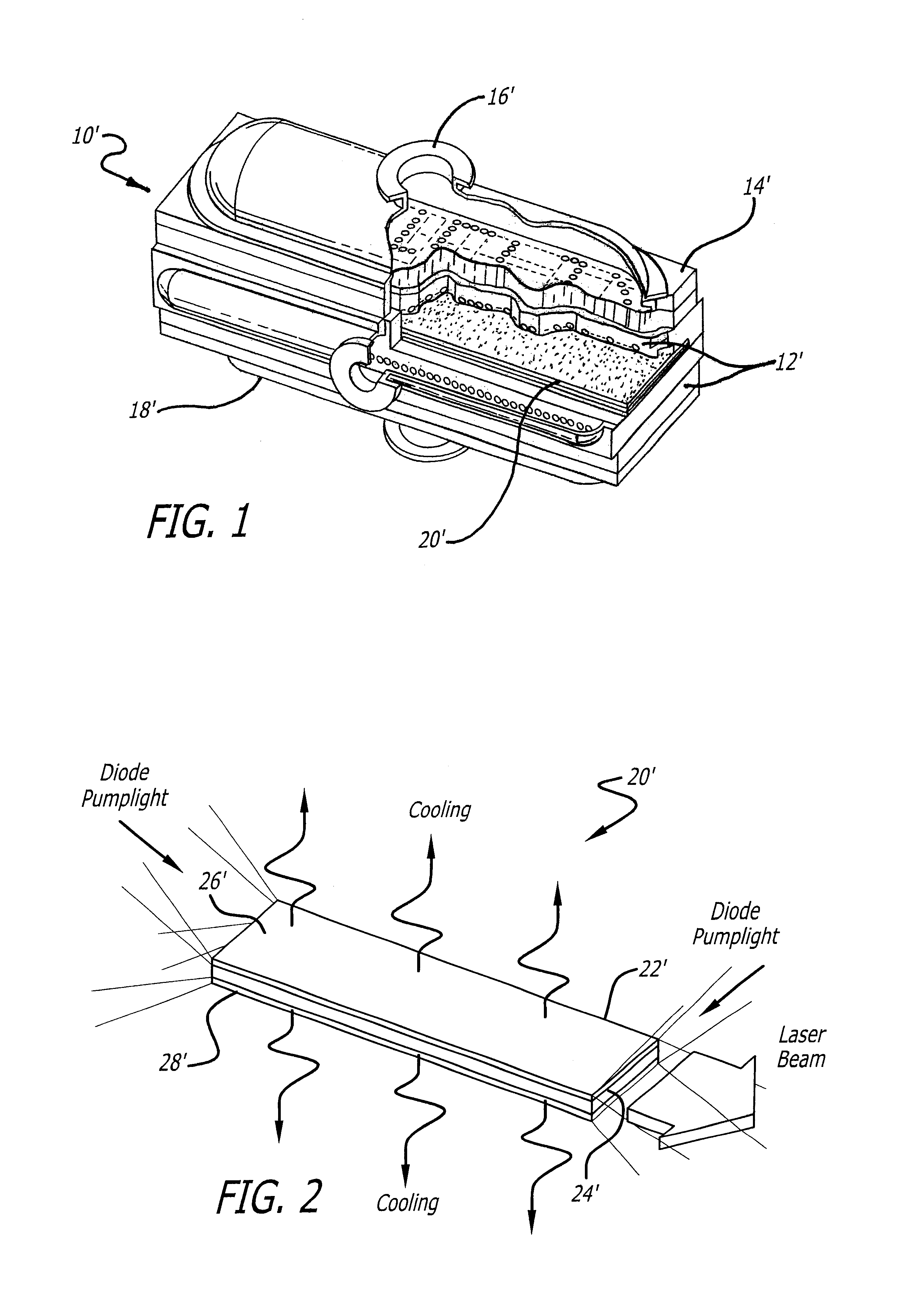 Laser cooling apparatus and method