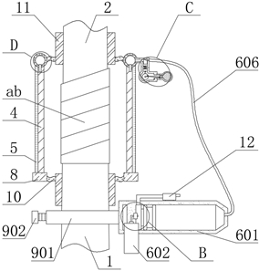 Heat preservation and moisture preservation device used after apple branch grafting and using method of heat preservation and moisture preservation device