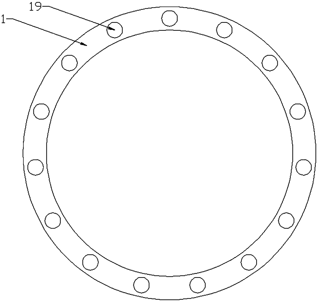 Concrete stirring equipment used for building and capable of obliquely stirring