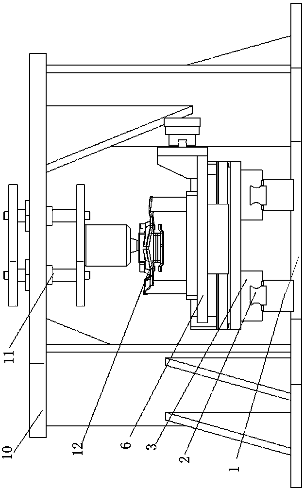 Engine suspension triaxial stiffness detection structure