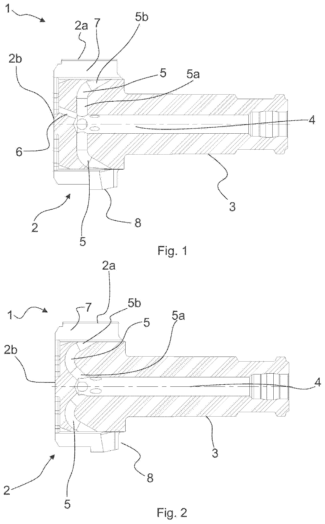 A drill bit for percussive drilling, a drill bit assembly, and a method for manufacturing such a drill bit