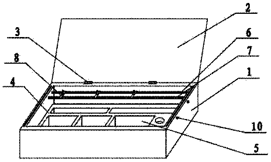 Protection device for portable teaching tool box