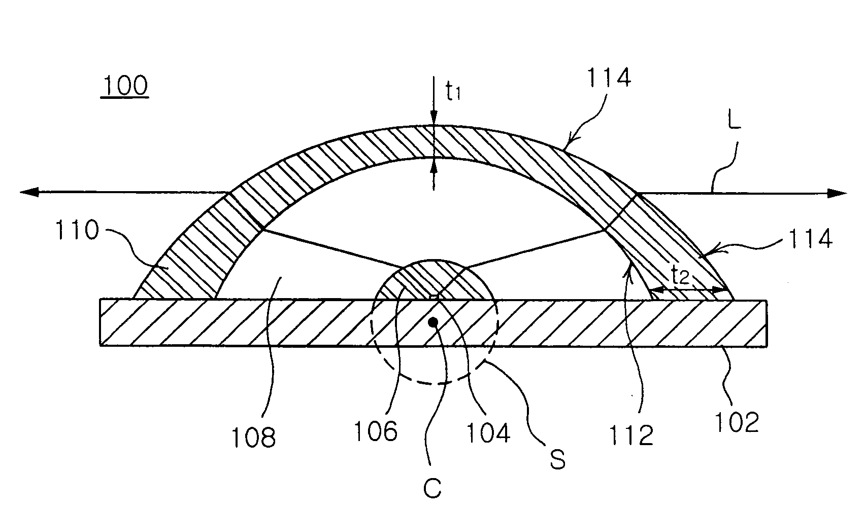 Multi-lens light emitting diode