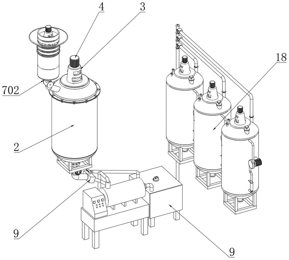 A manufacturing device for the production of weather-resistant and environmentally friendly anti-corrosion coatings