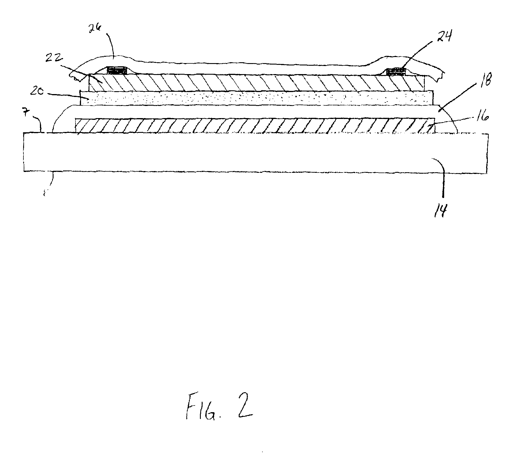 Electroluminescent lamp module and processing method