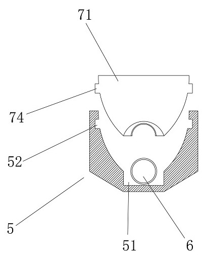 Automatic slag stopping cap adding device for tapping hole and using method