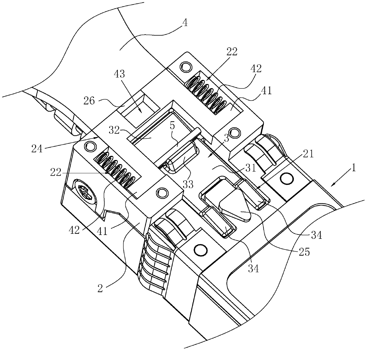 Unlocking structure of pluggable optical module