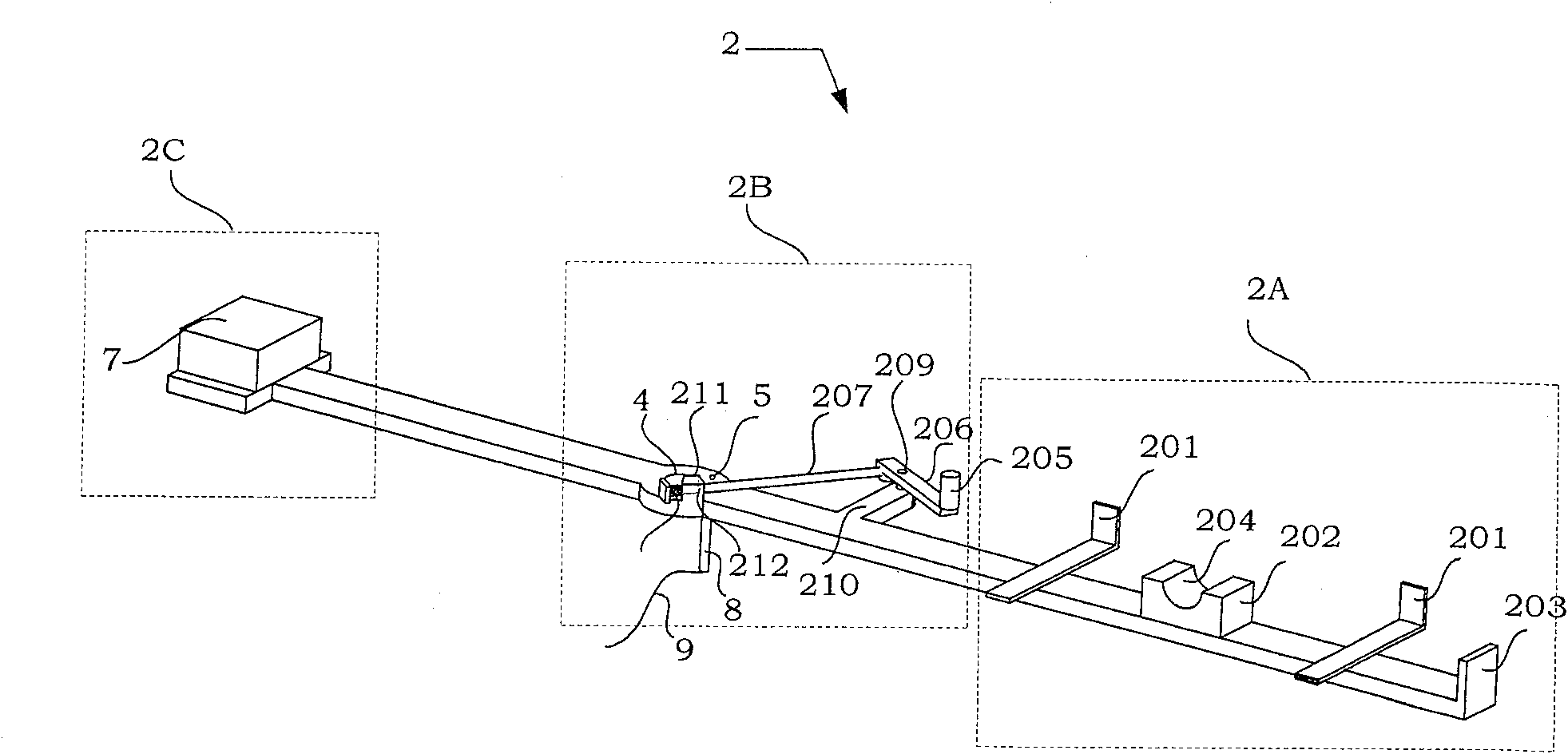 Small-sized unmanned aerial vehicle rotating ejector rack