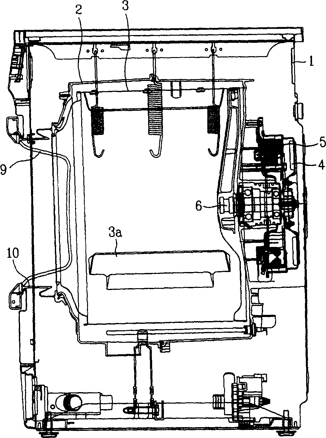 Inclined drum type washing machine having stirrer and its washing methane