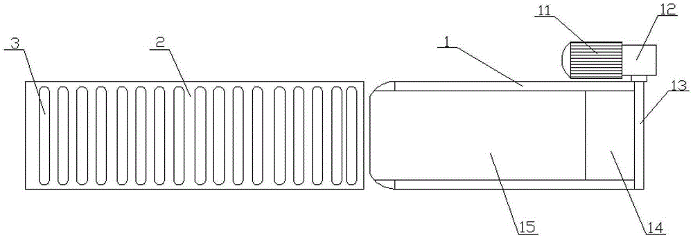 Short-distance tire conveying device