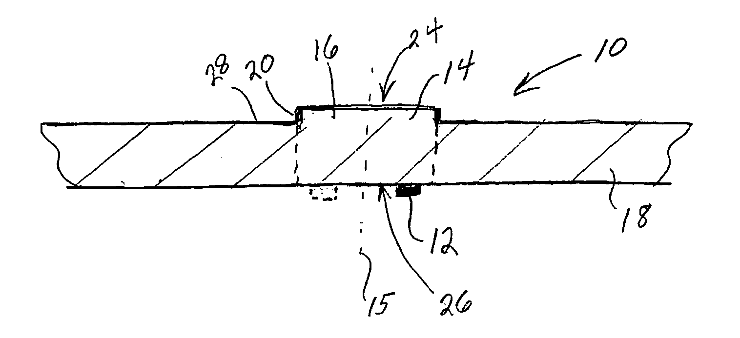 Torsional acoustic wave sensor