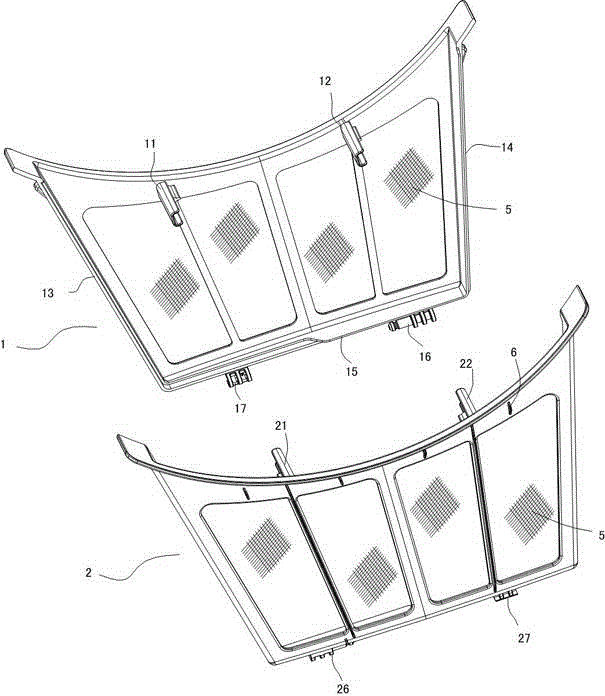 Thread scrap filter and clothes dryer with same