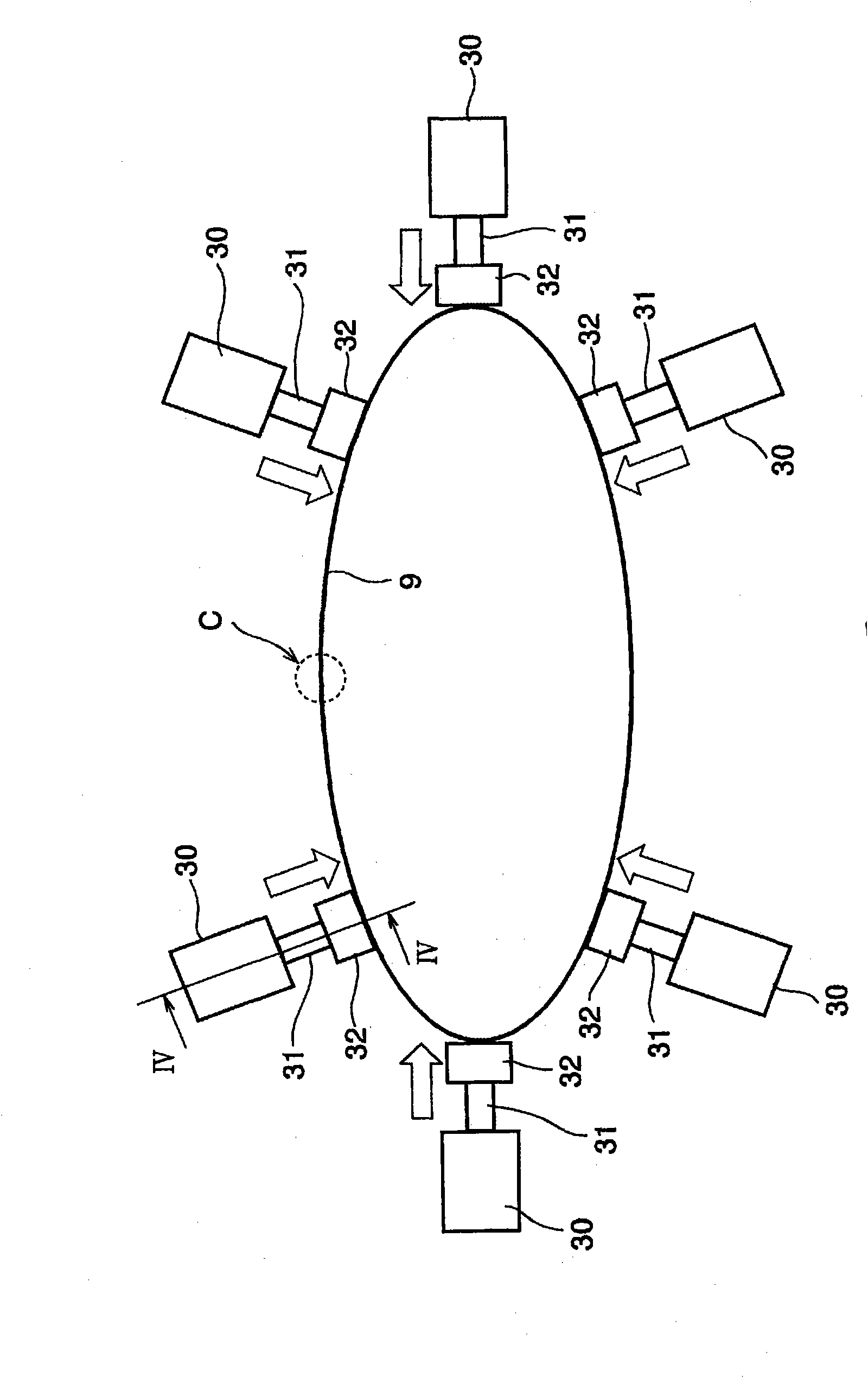 Jig for assembling belt and method for assembling belt and method for producing belt