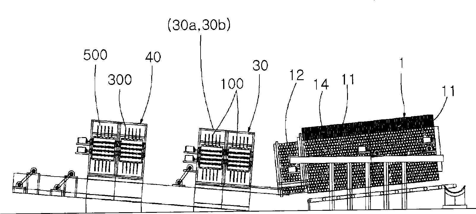 A sorting apparatus of unsanitary reclamation waste