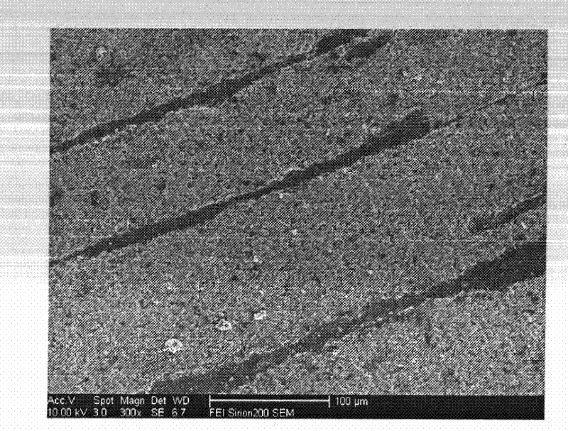 Process for preparing laminar zirconium boride superhigh-temperature ceramic by casting-impregnation method