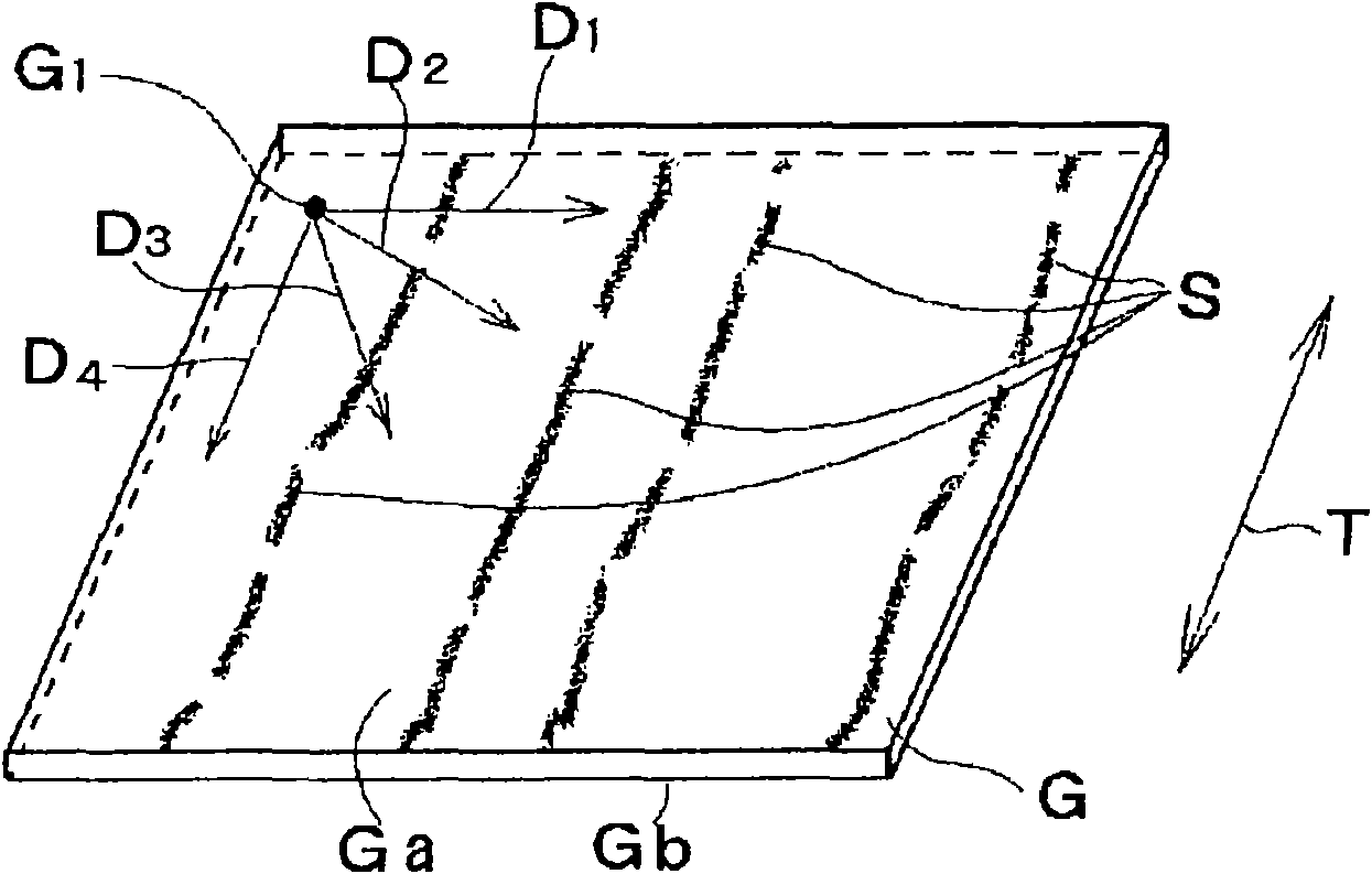 Glass sheet defect detection device, glass sheet manufacturing method, glass sheet, glass sheet quality judging device, and glass sheet inspection method