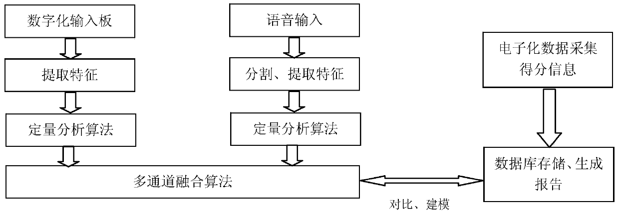 Multi-channel mini-mental state examination system