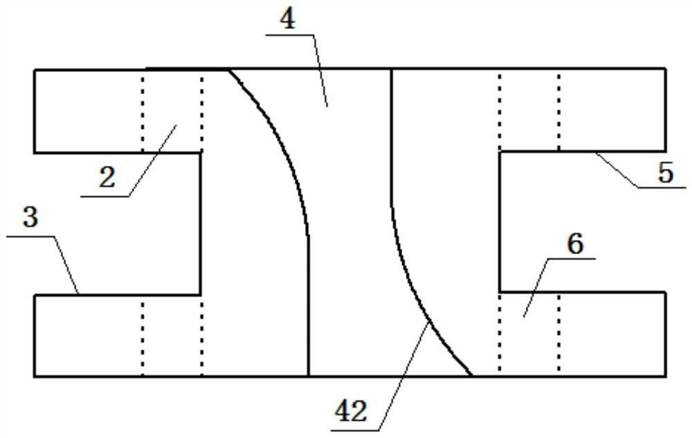 Three-groove variable-crown-angle straight wire arch bracket