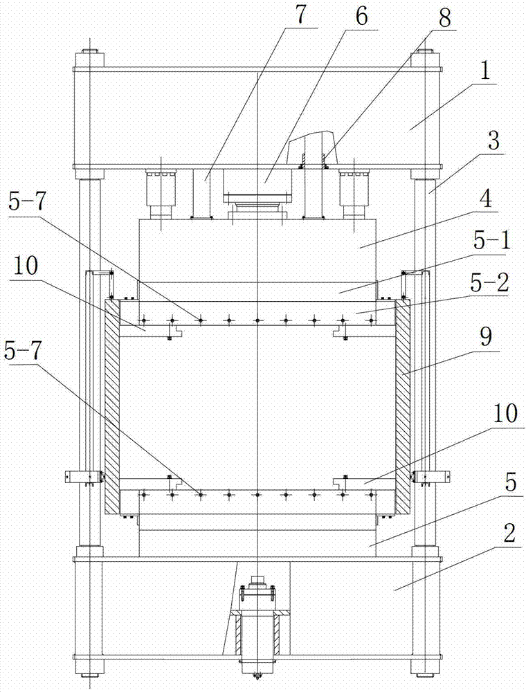 It can realize isothermal hot forming forging press for hot sheet metal parts