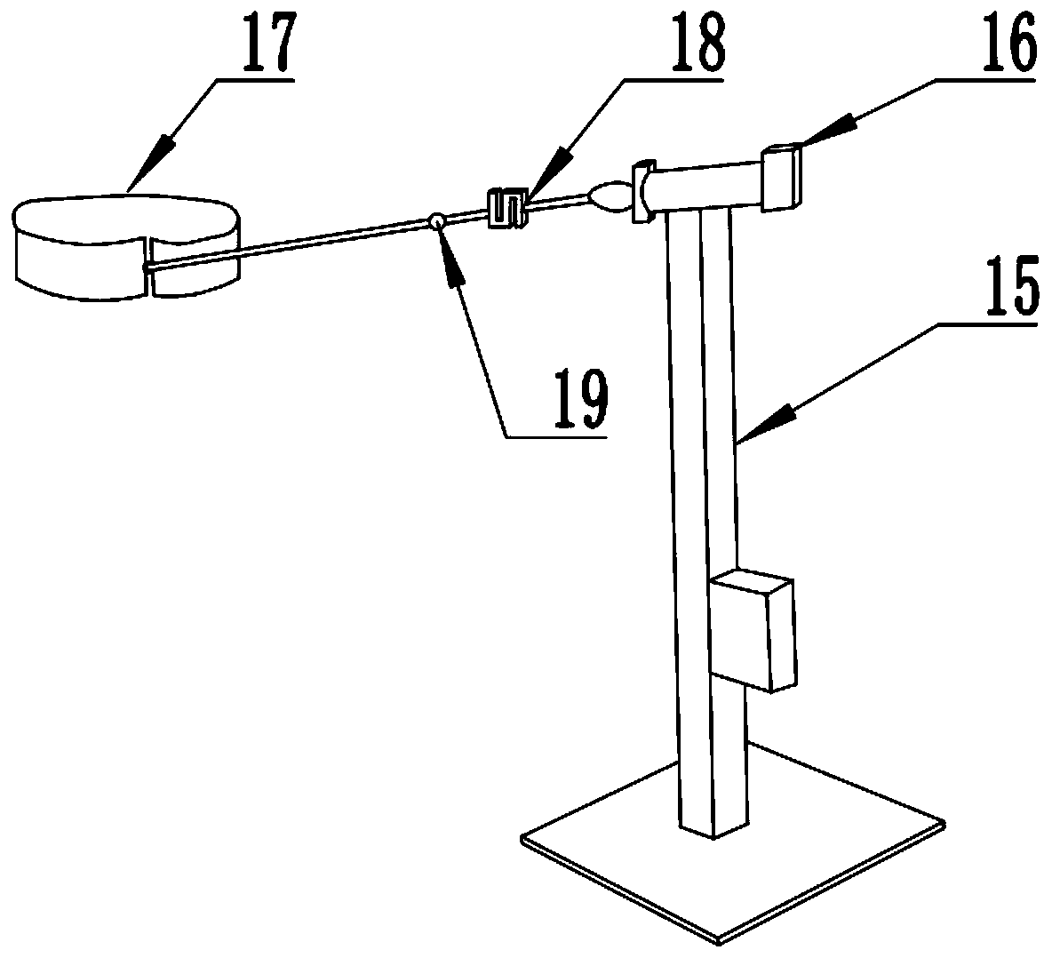 Trunk core muscle group balance control capability evaluation system