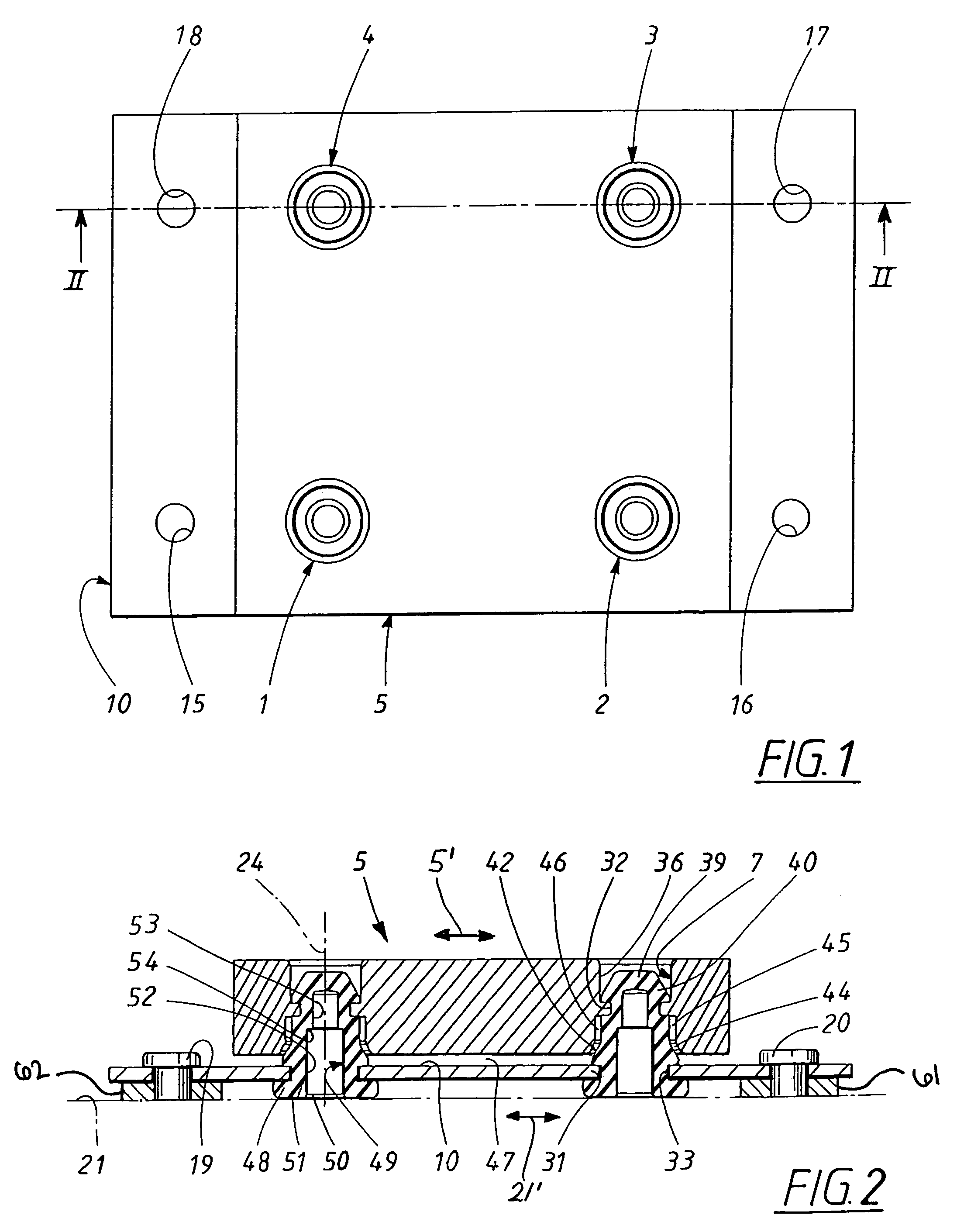 Method for damping vibrations and a method for mounting the device