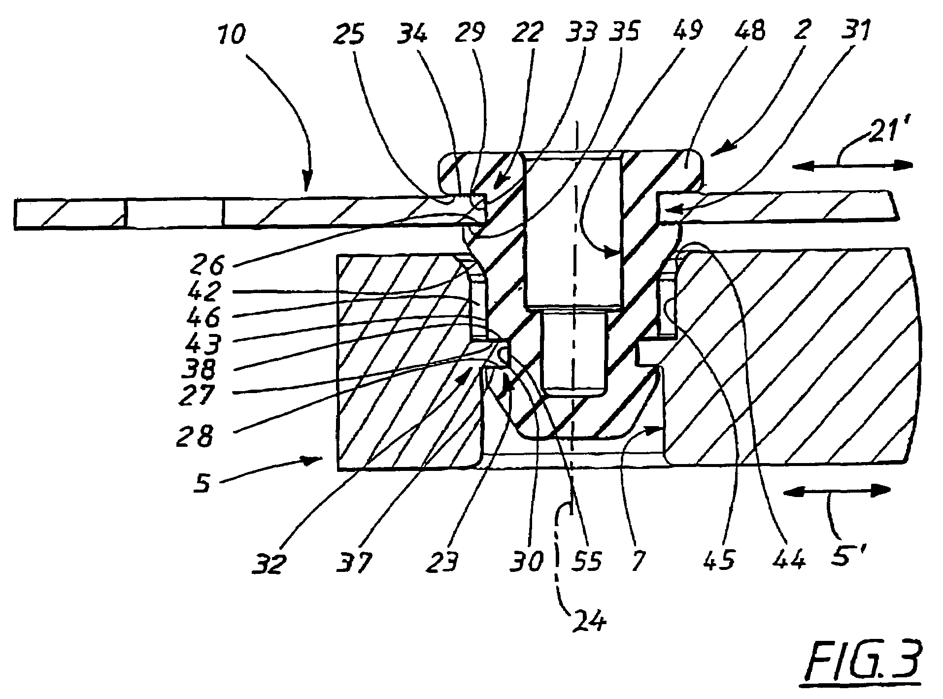 Method for damping vibrations and a method for mounting the device