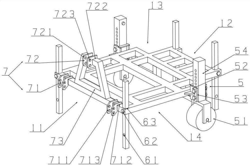 A water and fertilizer integrated pine management machine for perennial cane