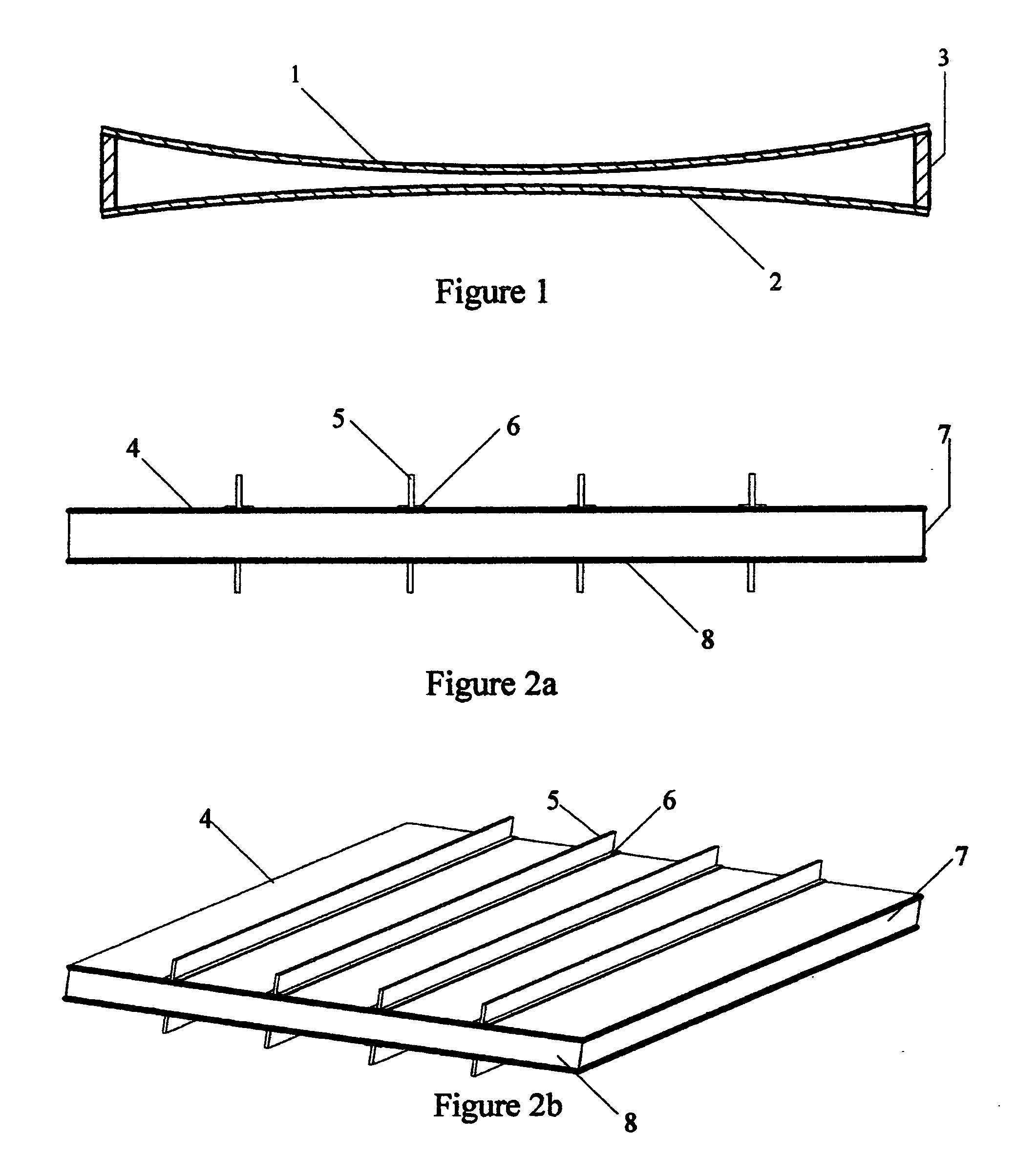 Braced sound barrier vacuum panel