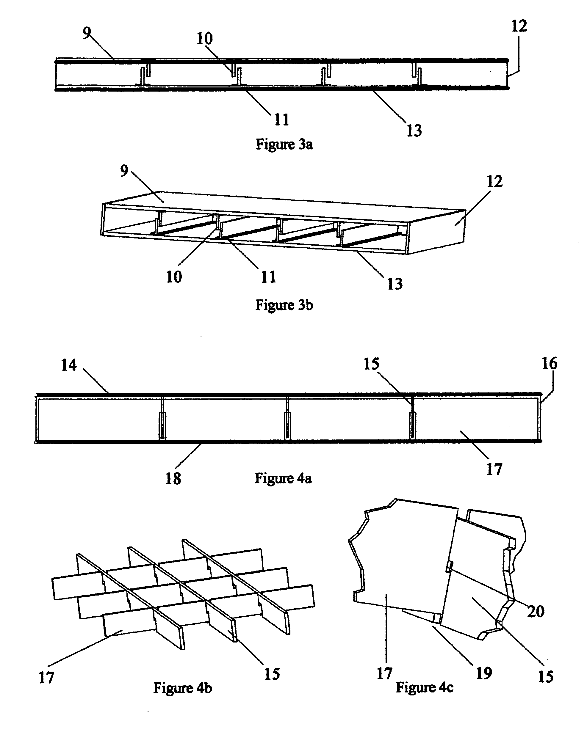 Braced sound barrier vacuum panel