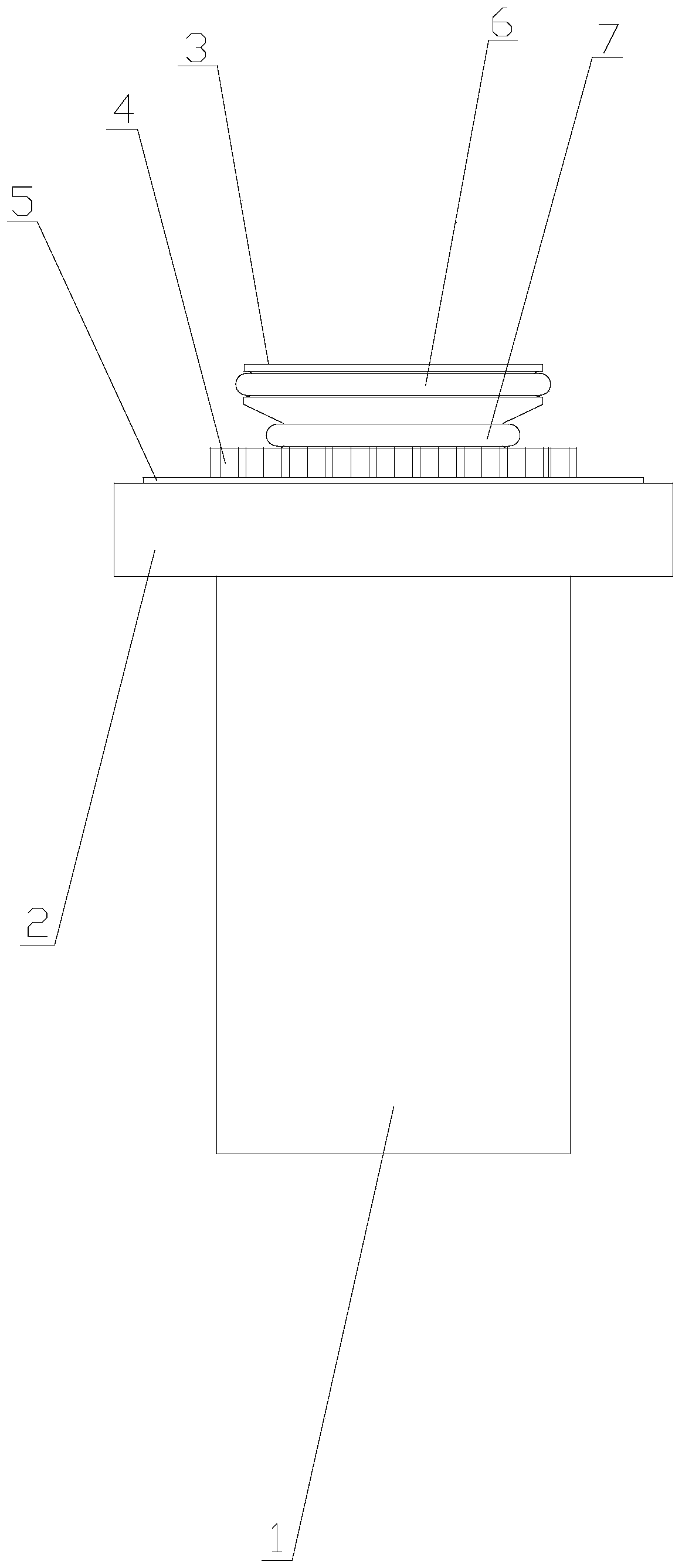 Waterproof press-riveting nut for hardware