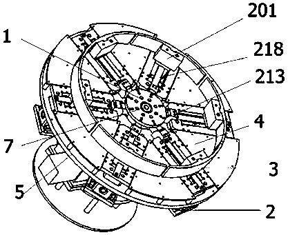 Fan guide cylinder positioning device